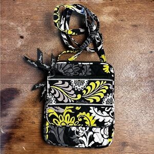 Vera Bradley | Baroque Pattern Mini Hipster Quilted Crossbody Bag